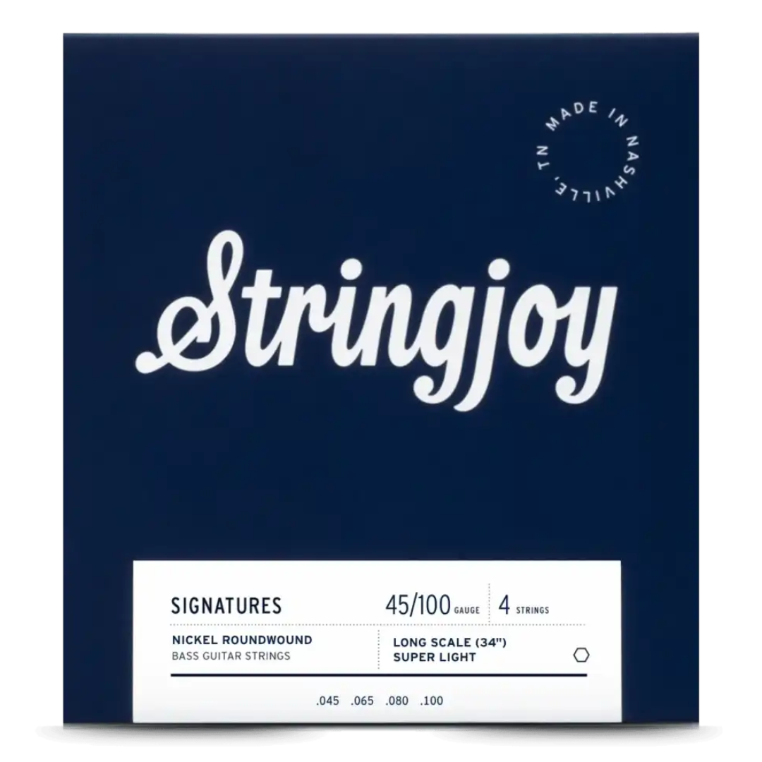 Stringjoy Super Light 45-100 NW Electric Bass Strings