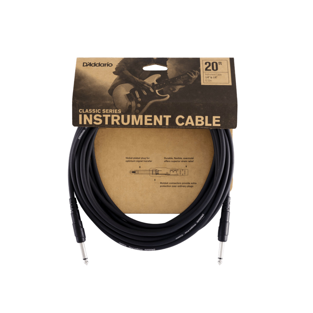 Câble d'instrument D'Addario Classic Series 6 m