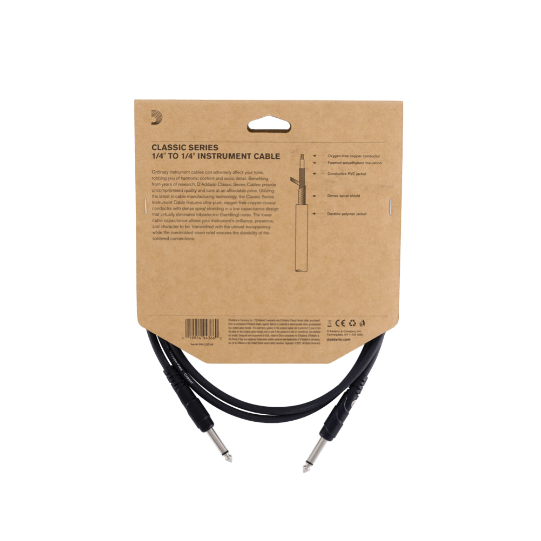 D'Addario Classic Series Instrumentkabel 3m