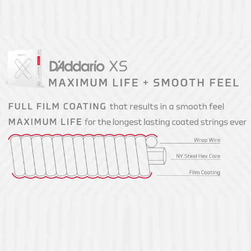 D'Addario XS 09-42 Super Light Coated Elektrische Gitaarsnaren