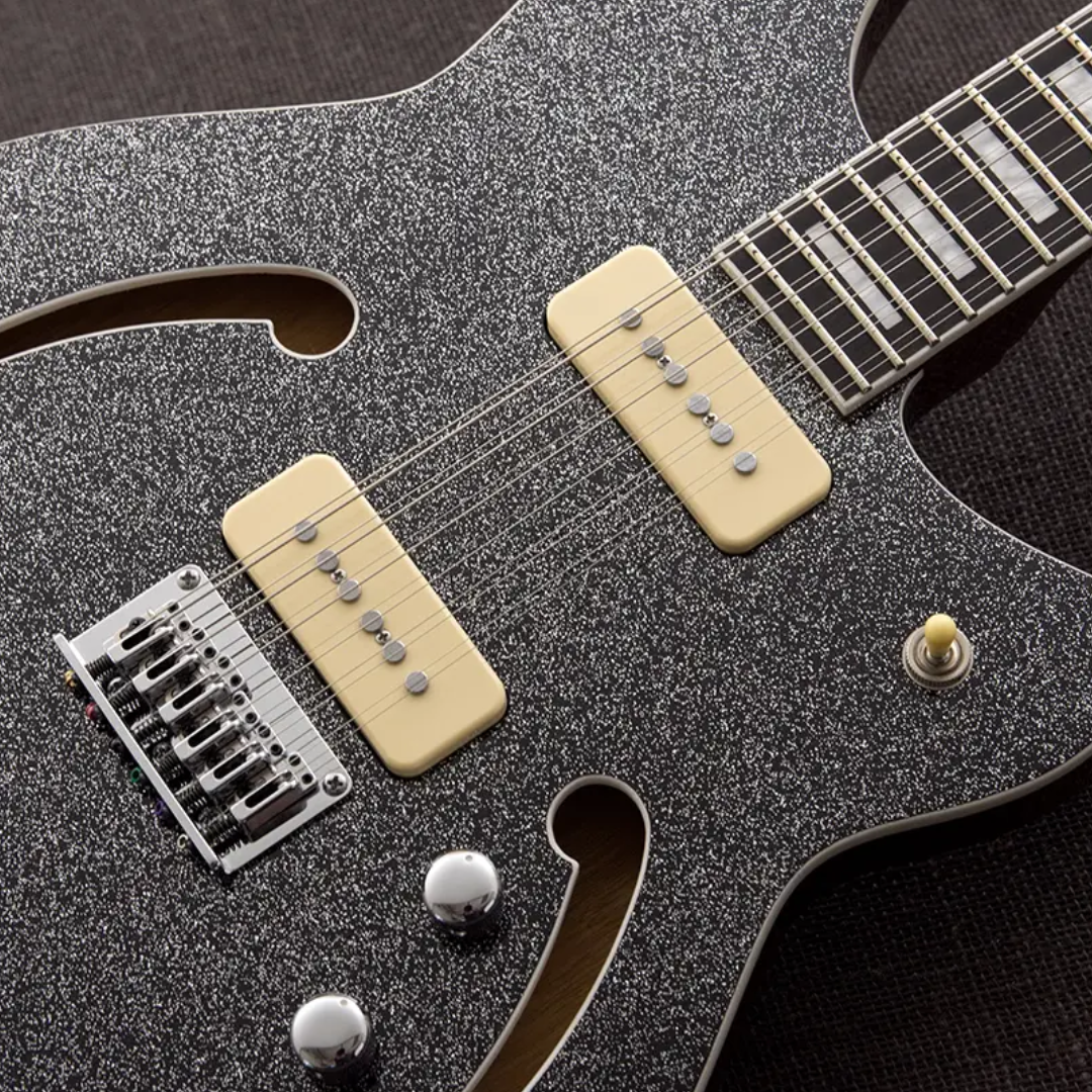 Reverend Airwave 12-string black sparcle