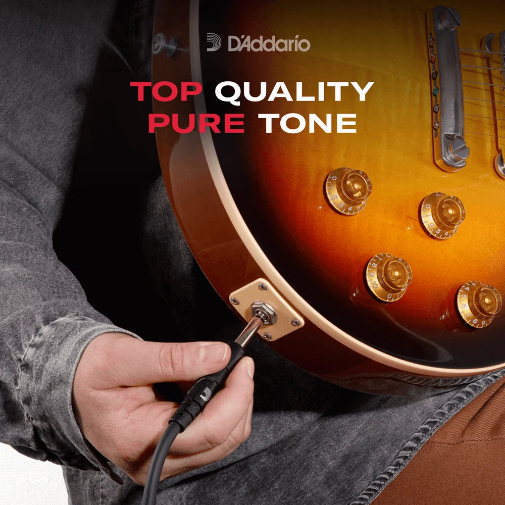 D'Addario Classic Series Instrument Cable 6m right angle
