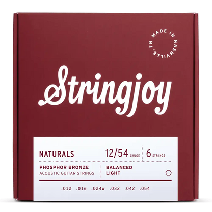 Stringjoy Naturals Bluegrass Medium 12-56 PB Akoestisch