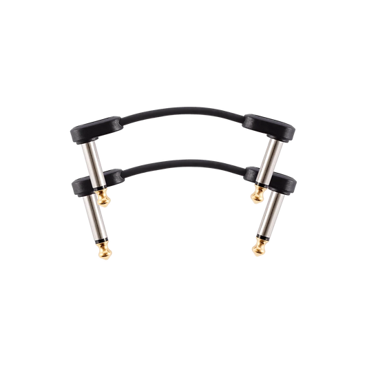 D'Addario Custom flat patch cables 15cm pair