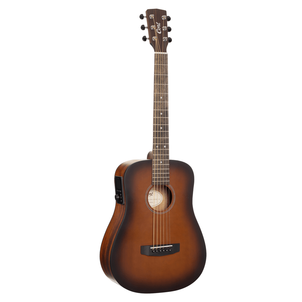 Cort Earth Mini GO open pore brown sunburst