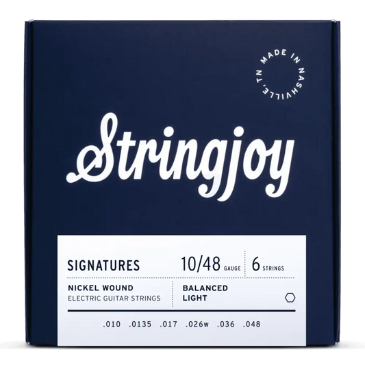 Stringjoy Balanced Light 10-48 NW Electric Guitar Strings