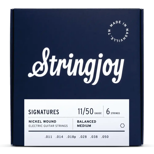 Stringjoy Balanced Medium 11-50 NW Electric Guitar Strings