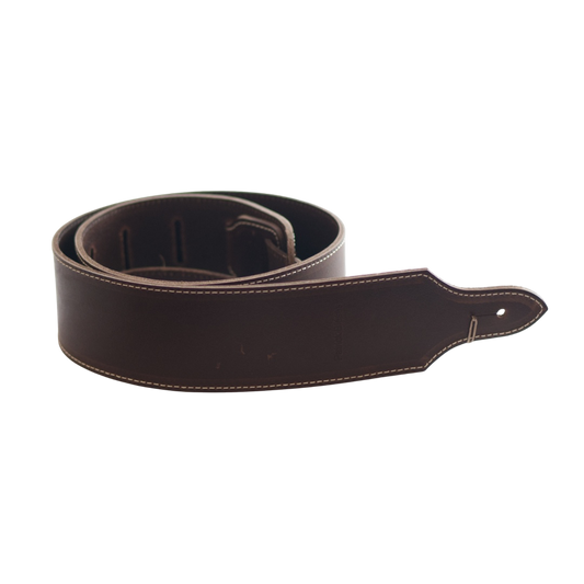 Patrick Bleses BG34 cola leather guitar strap