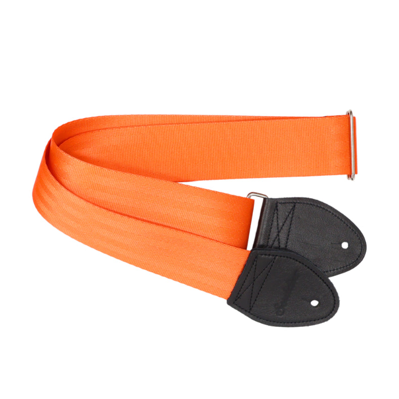 Souldier Orange Plain Seatbelt Guitar Strap