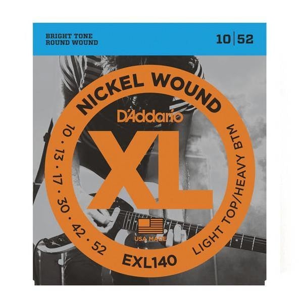 D'Addario EXL140 10-52 light top / heavy bottom