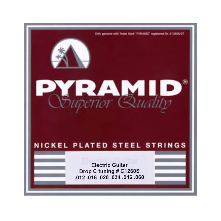 Pyramid Strings Nickel Plated Steel Strings Drop C 12-60