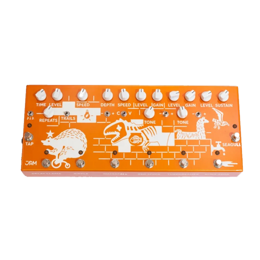 JAM Pedals Pink Flow orange sunset limited edition