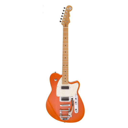 Reverend Flatroc transparent rock orange w, Bigsby