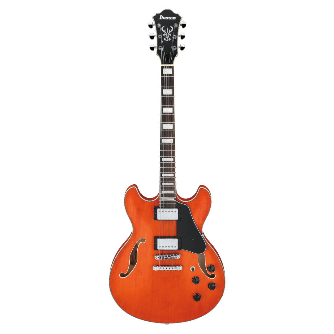 Ibanez AS73TTF transparent tangerine flat