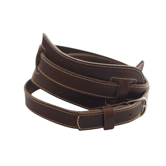 Patrick Bleses BG18M cola leather guitar strap