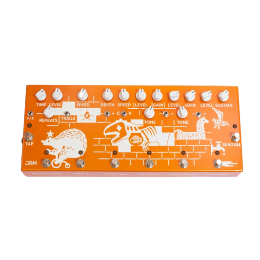 JAM Pedals Pink Flow orange sunset limited edition