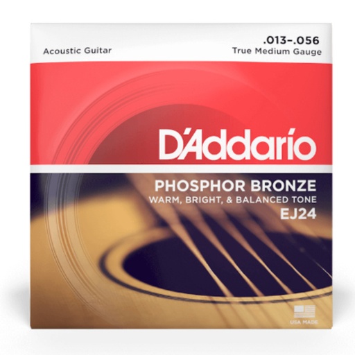 D'Addario EJ24 Phosphor Bronze 13-56